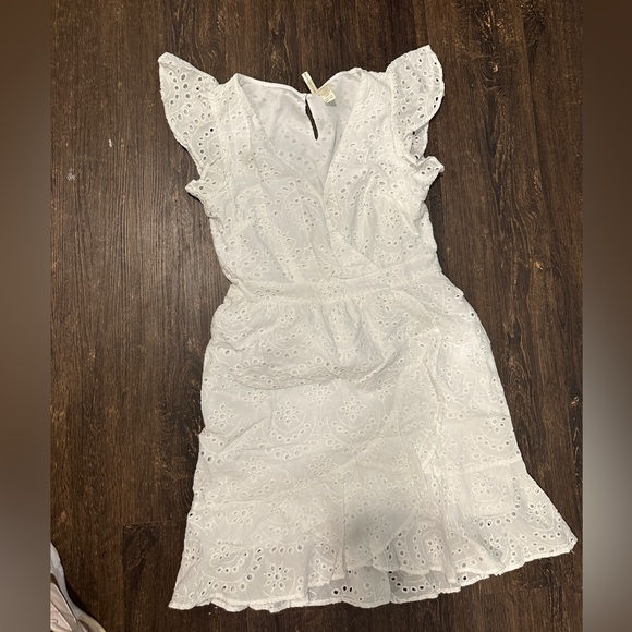 Marshalls | Dresses | Tj Maxx White Lace Wrap Style Dress | Poshmark